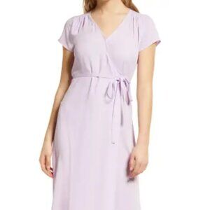 Halogen - Wrap Woven Midi Dress